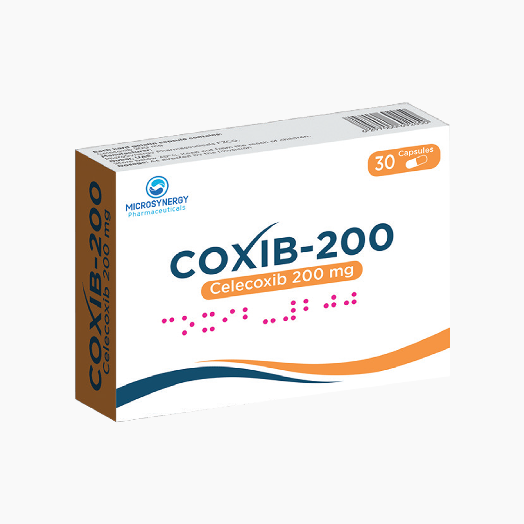 COXIB 200 30C packaging visual